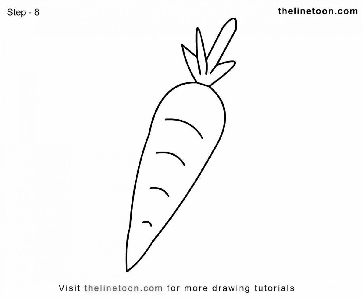 Инновационная морковная раскраска для bunny 2 junior group
