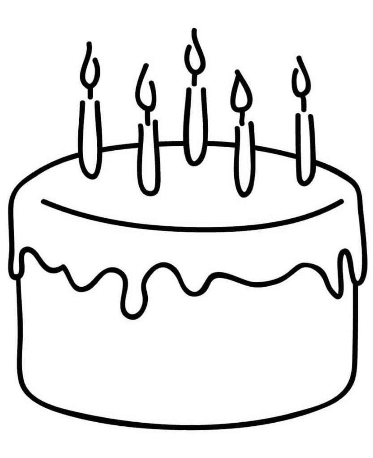 Что можно нарисовать на день рождения легко. Торт. Cake PNG. Cake logo PNG.