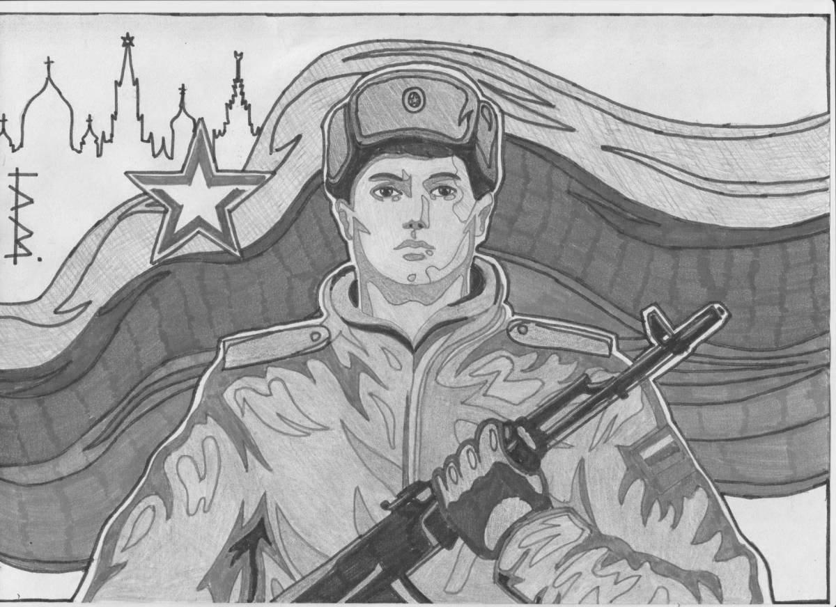 Как разукрасить солдата. Как разукрасить солдата