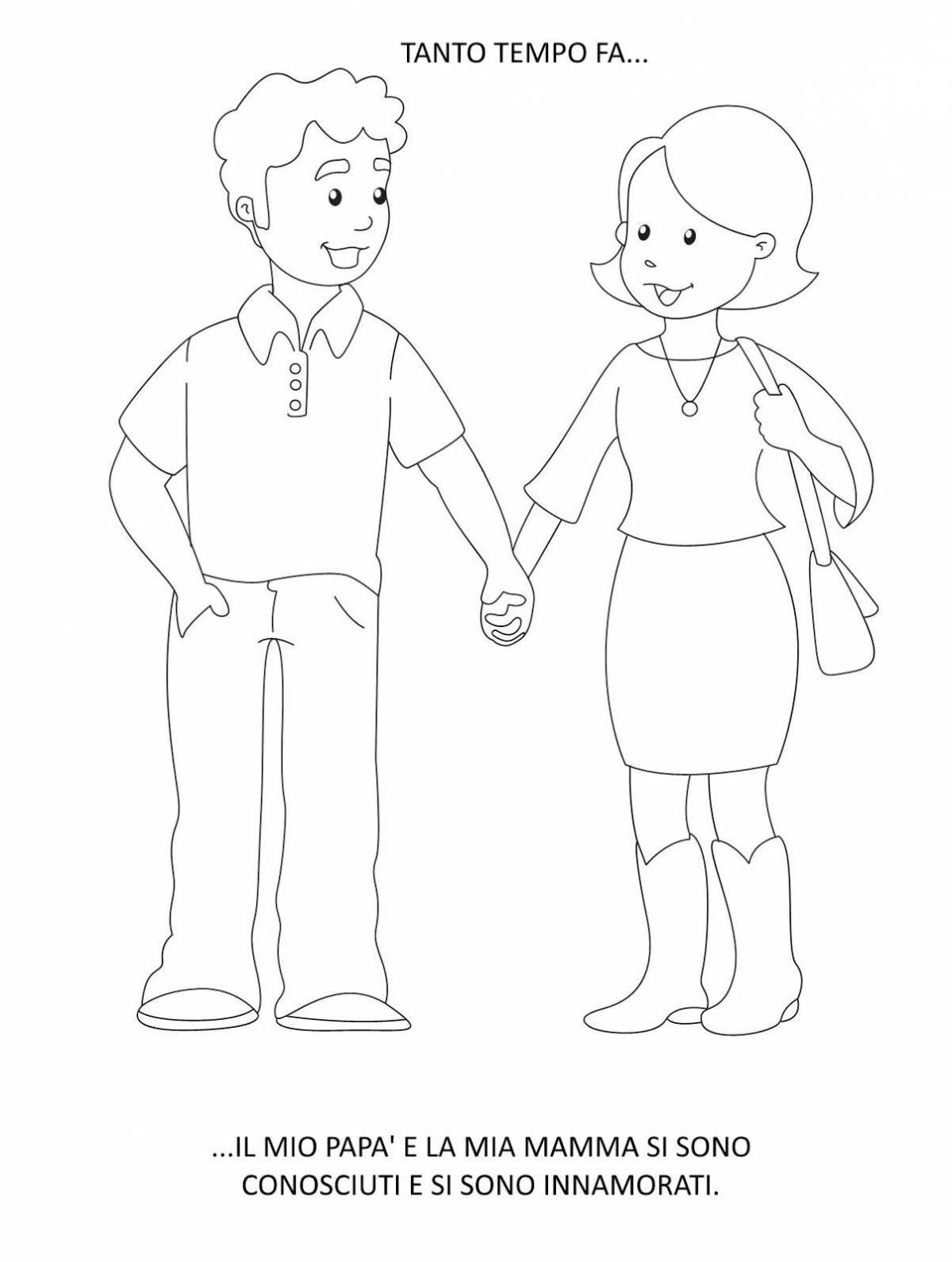 Attractive coloring my duties and responsibilities for children