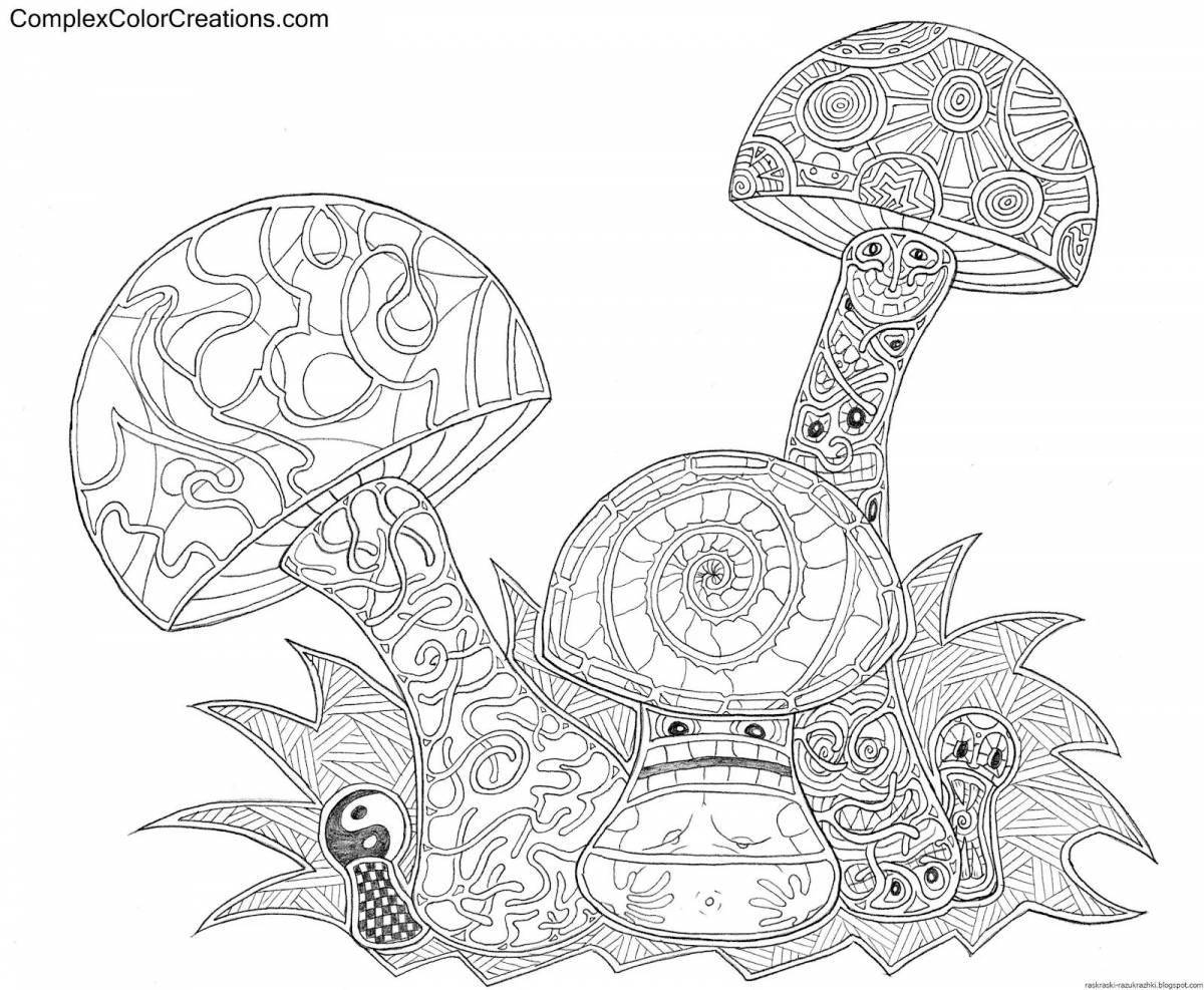 Relaxing anti-stress coloring book for children 4-5 years old