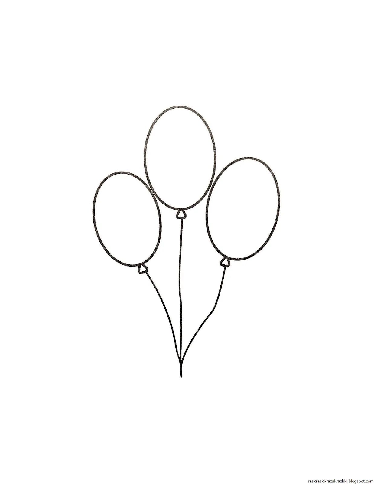 Cute ball coloring page for 2-3 year olds