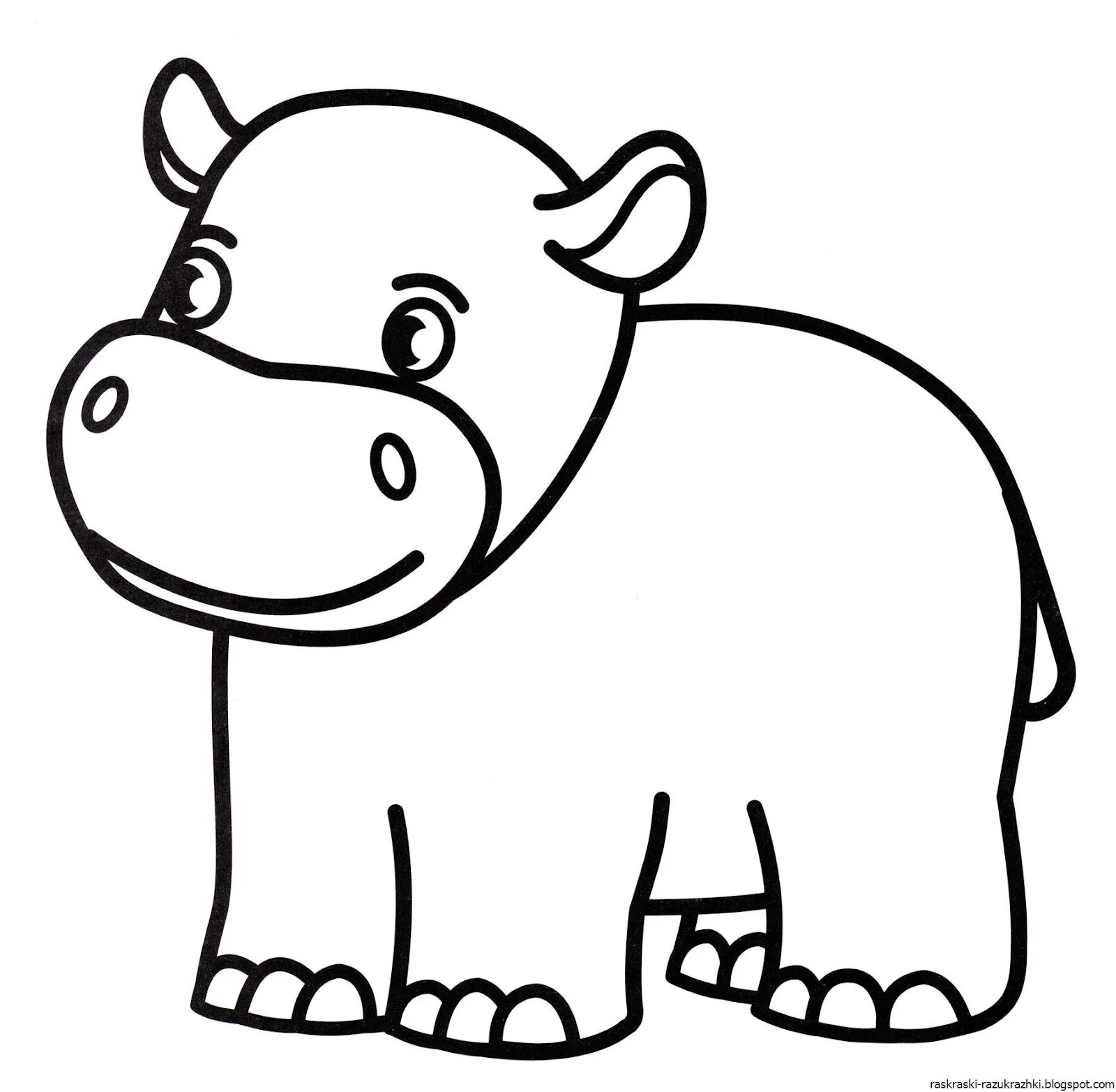Hippopotamus for children 3 4 years old #20