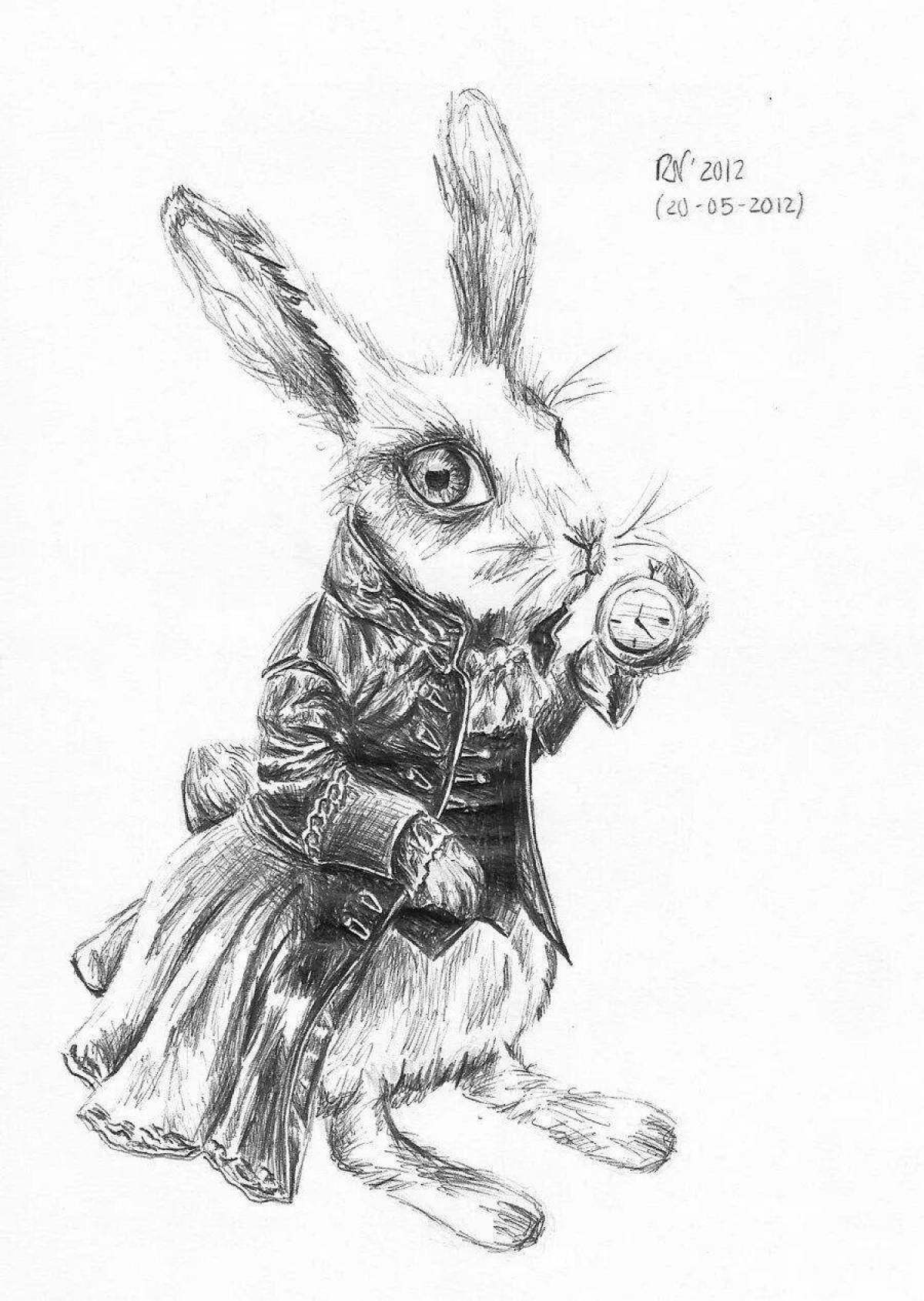 Кролик из алисы в стране чудес #7