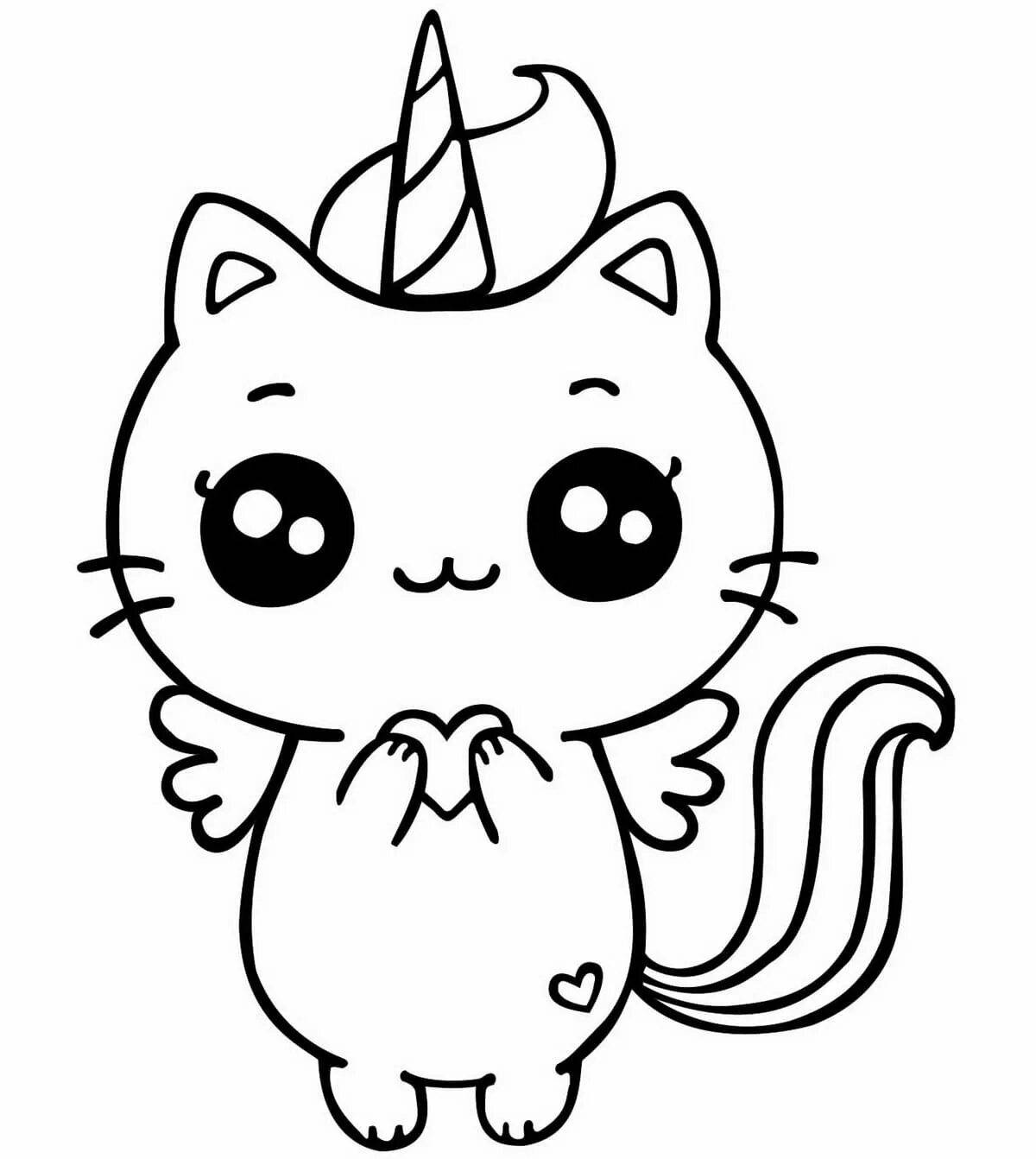 Coloring pages with taste for girls 12 years old, cute cats