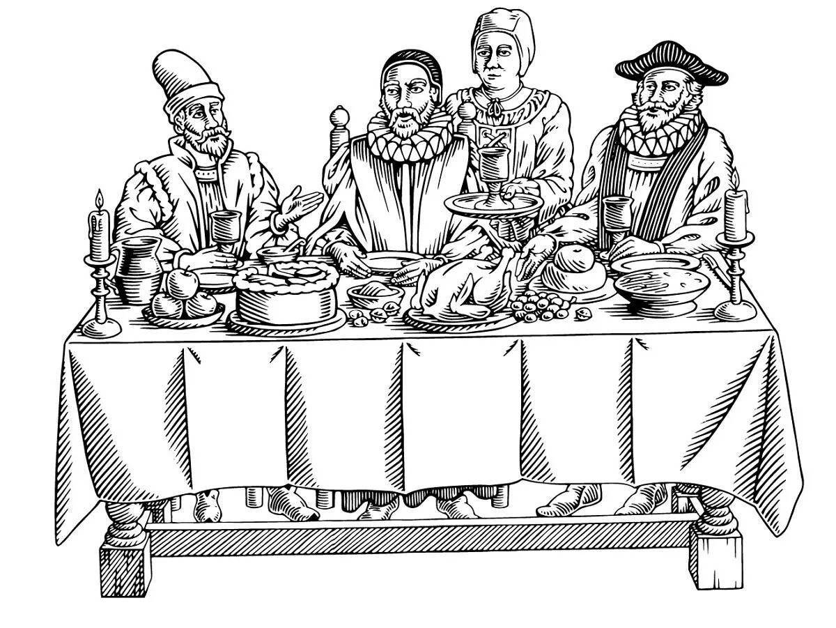 Joyful feast in the wards of the 4th grade