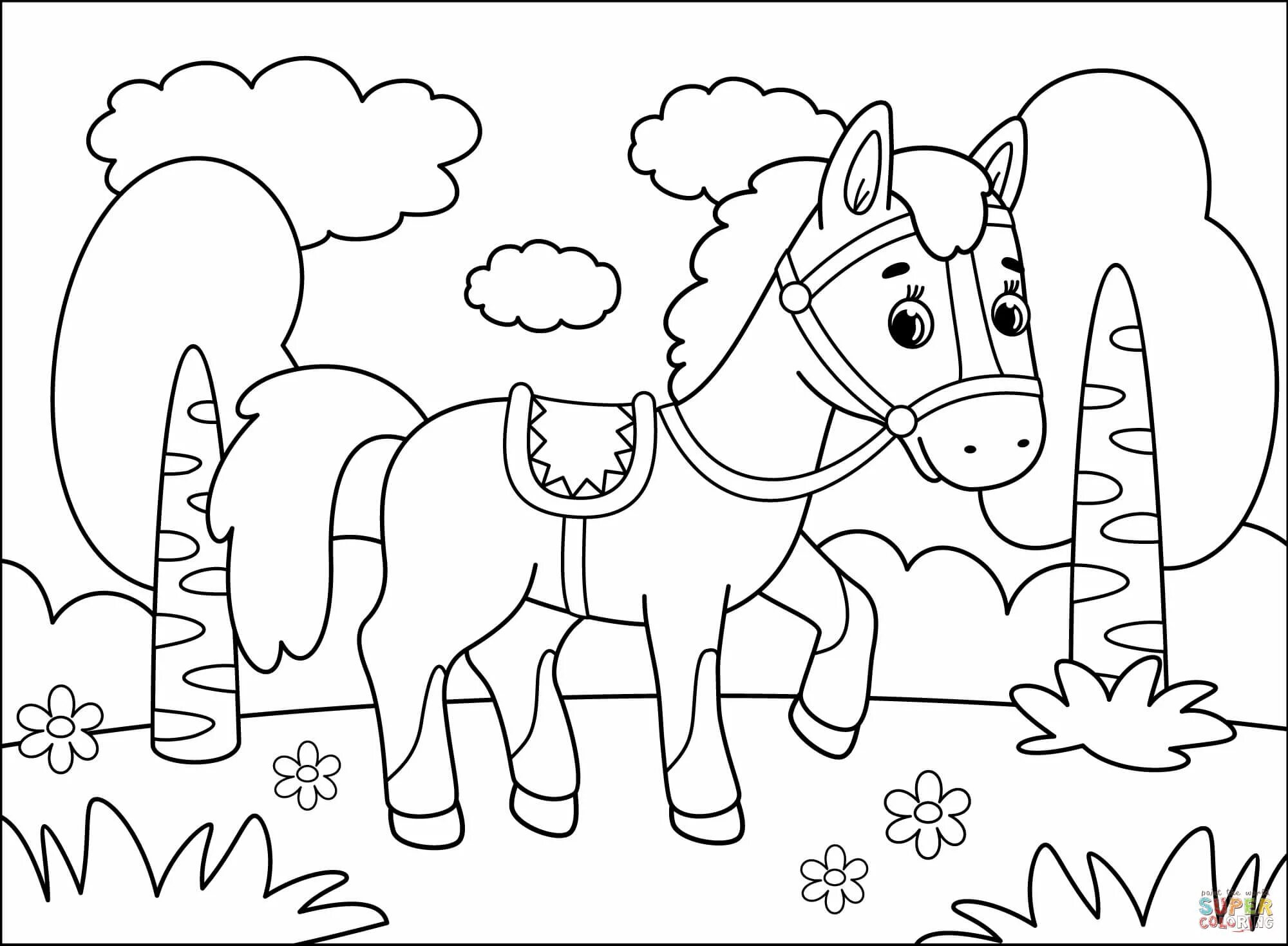 Лошадка для детей 5 лет. Раскраска. Лошадка. Лошадка раскраска для малышей. Лошадь раскраска для детей. Лошадь для раскрашивания детям.