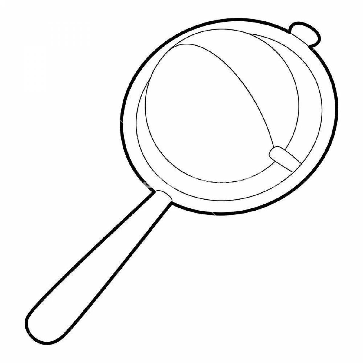 Fun rattle coloring book for 2-3 year olds