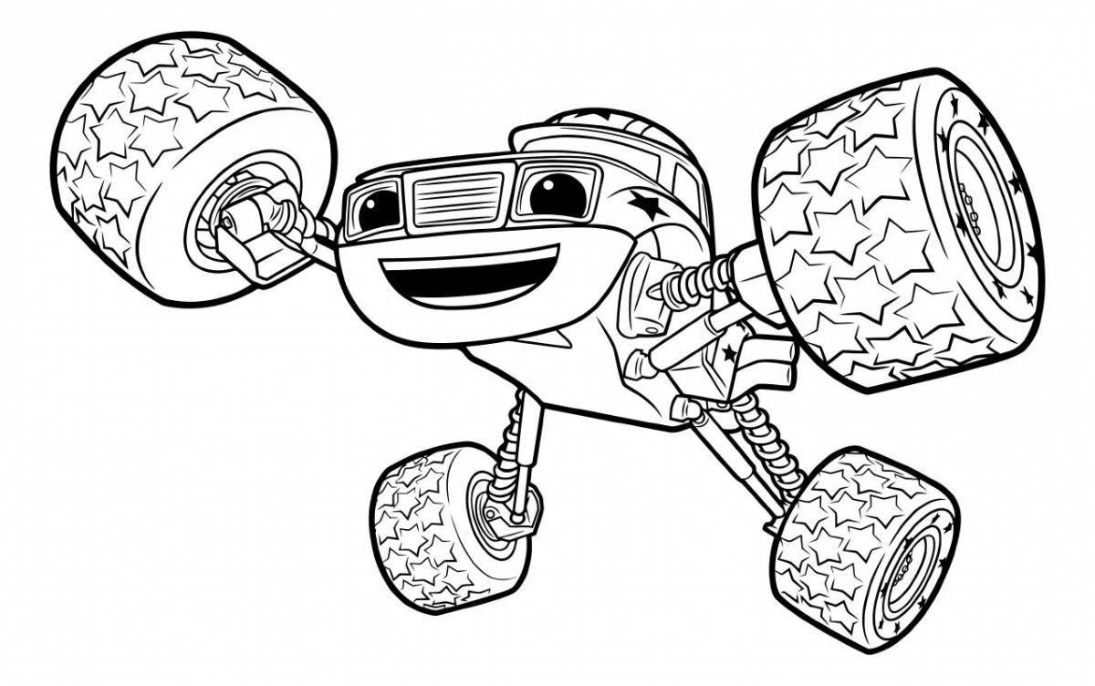 Восхитительные флеш-раскраски и чудо-машинки для детей