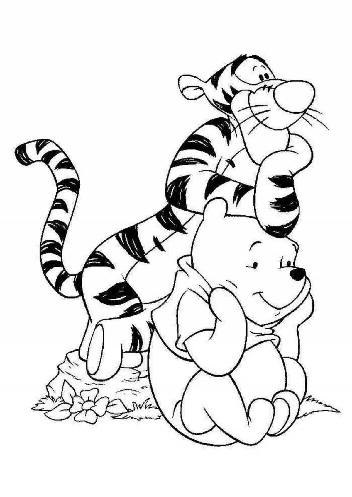Clear coloring page from photo