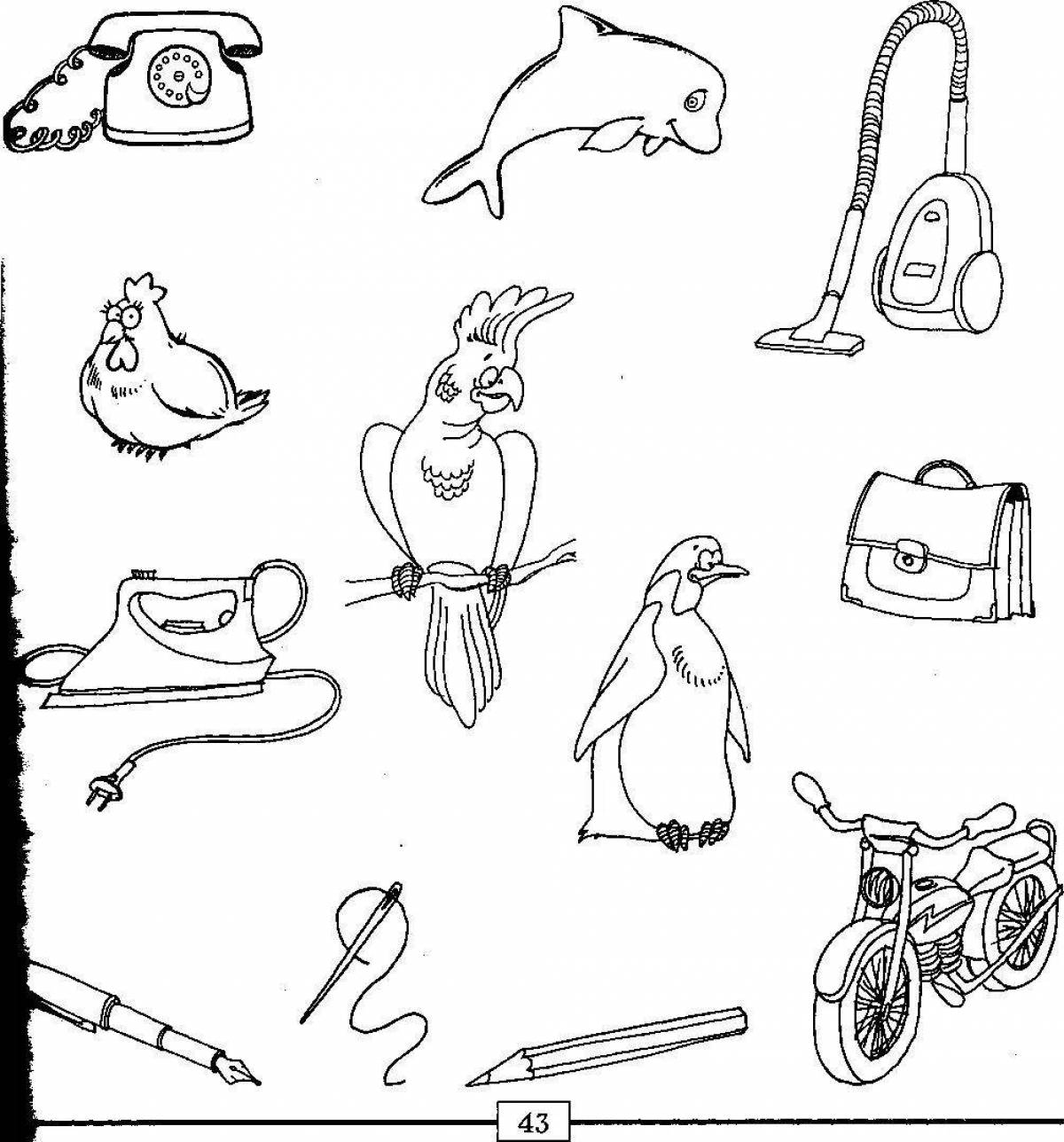 Living wildlife coloring pages for kids