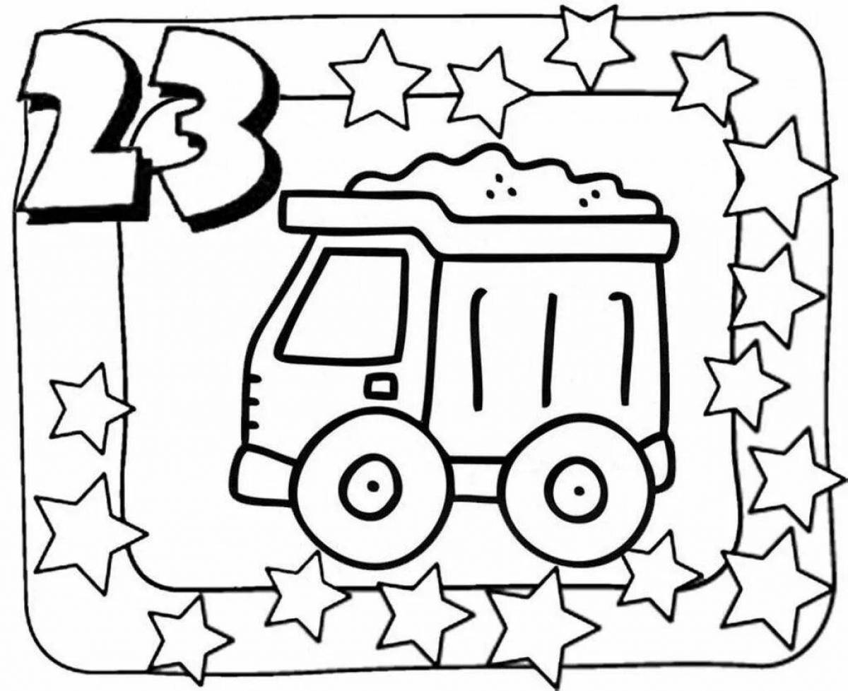 Radiant February 23 coloring pages for kids