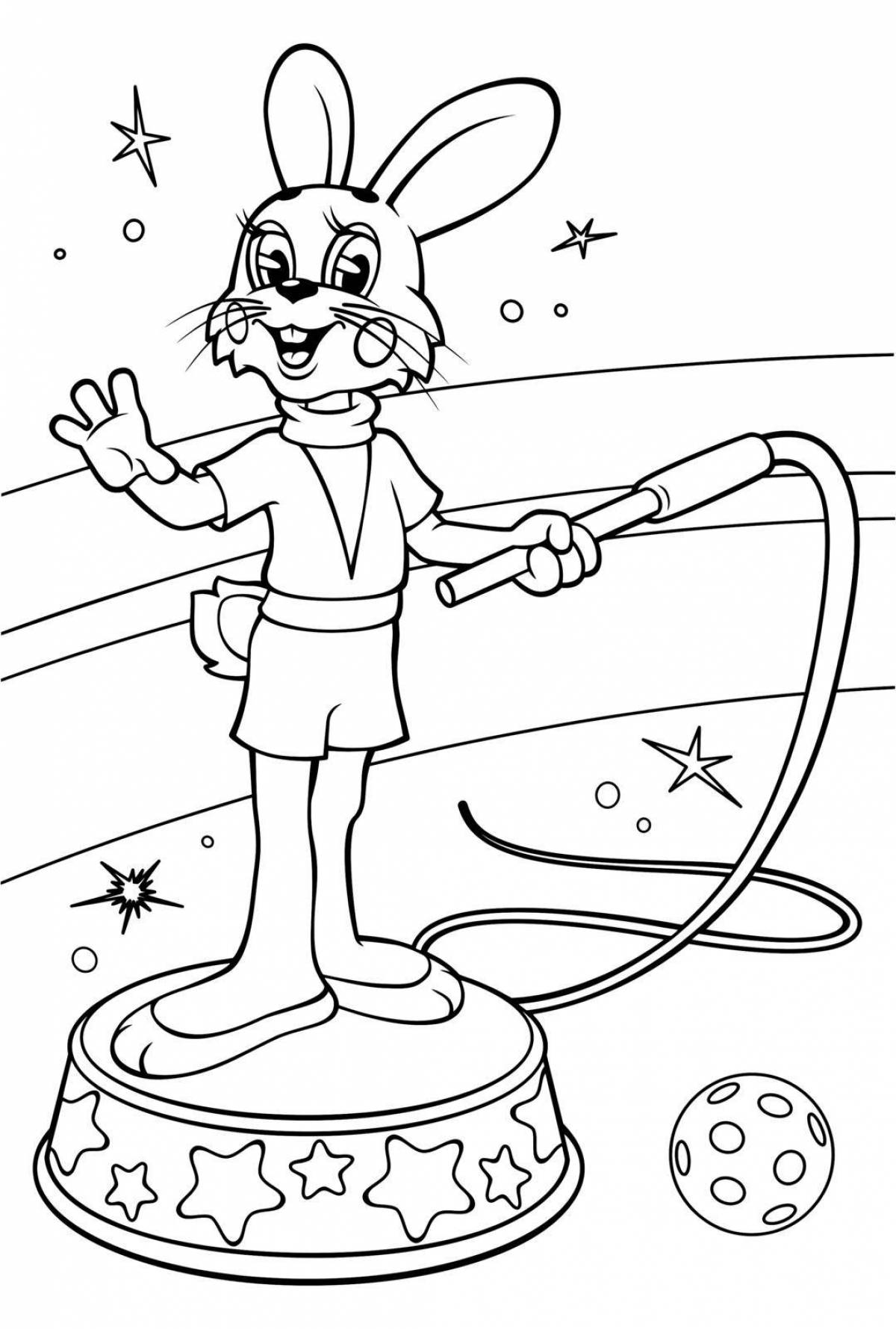 Fun coloring book for 3-4 year olds