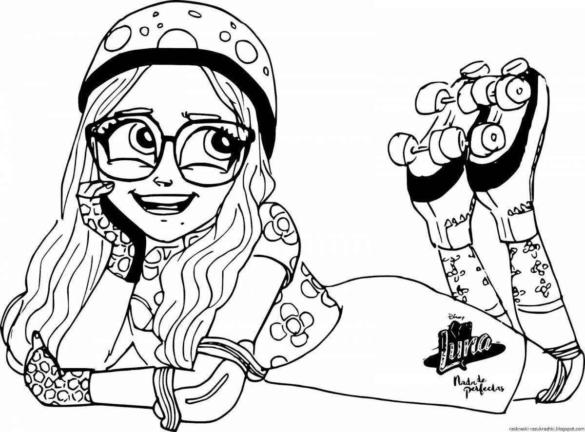 Modern coloring pages for girls 11-12 years old