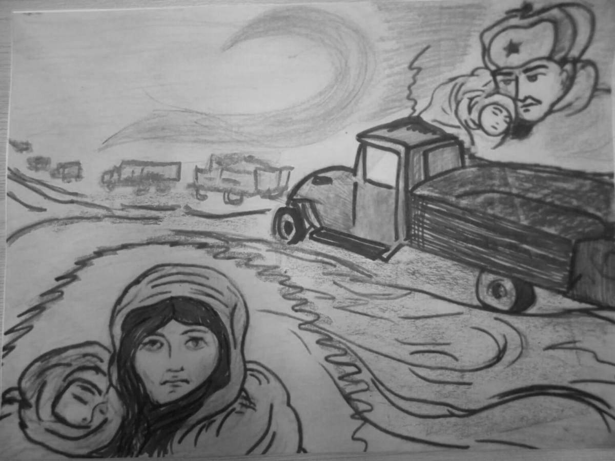 Photo A delightful truck on the road of life for the curiosity of kids