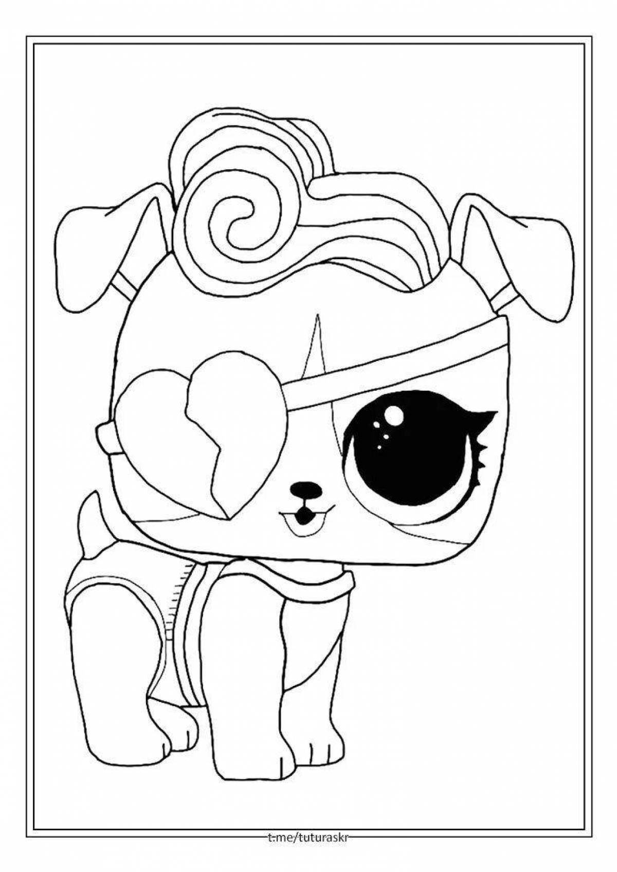 Spectacular lol pets doll coloring
