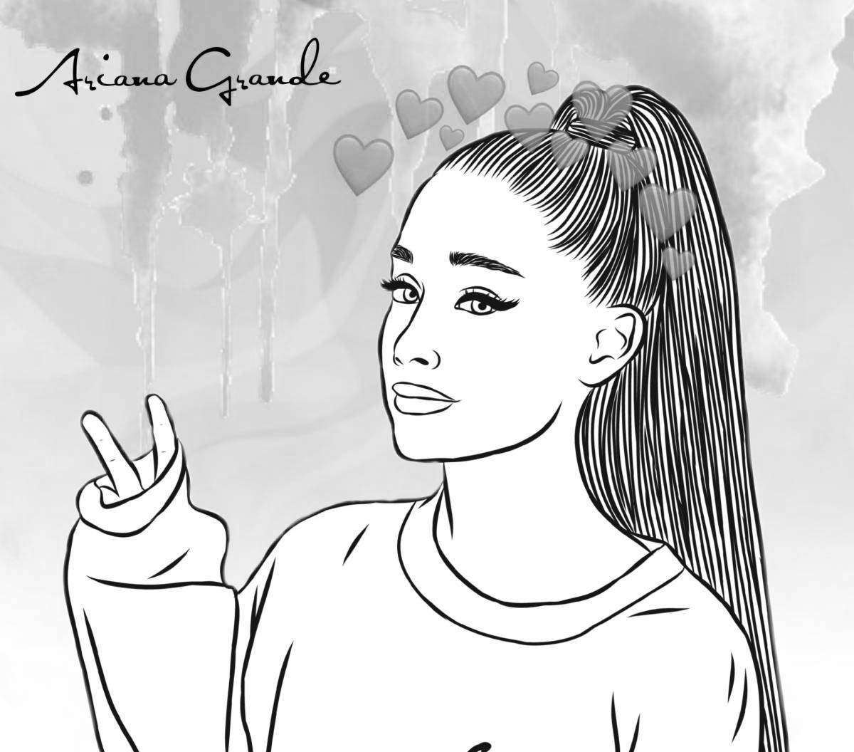 Photo Joyful coloring lady diana for girls