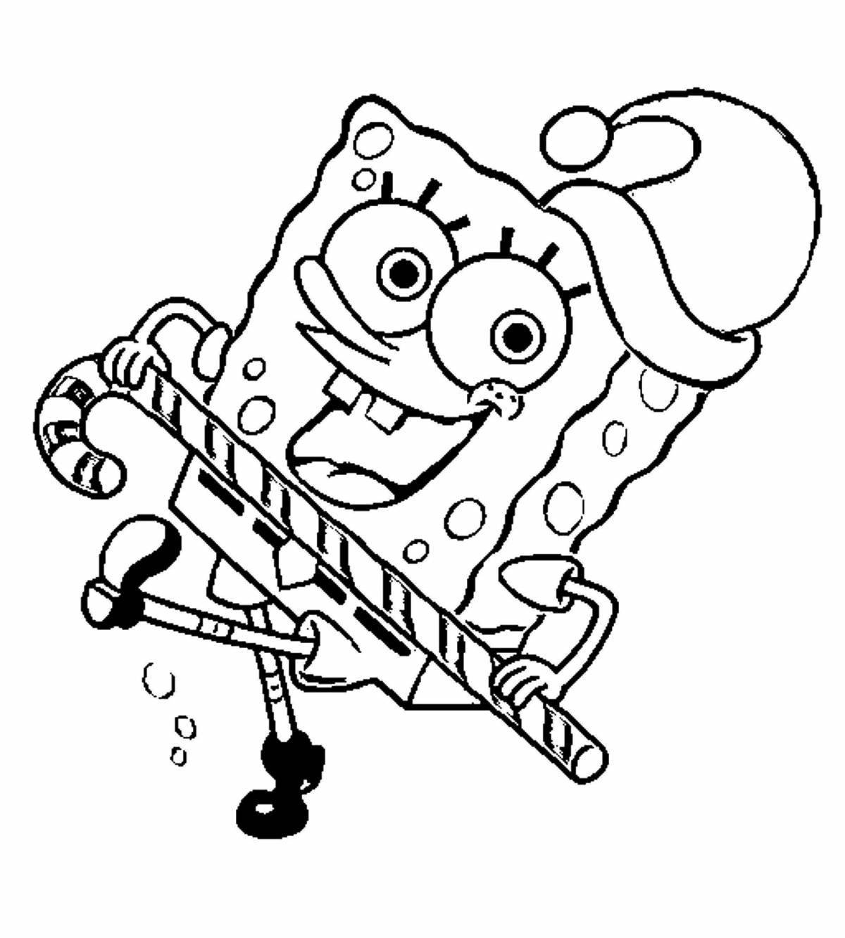 Spongebob coloring book for girls