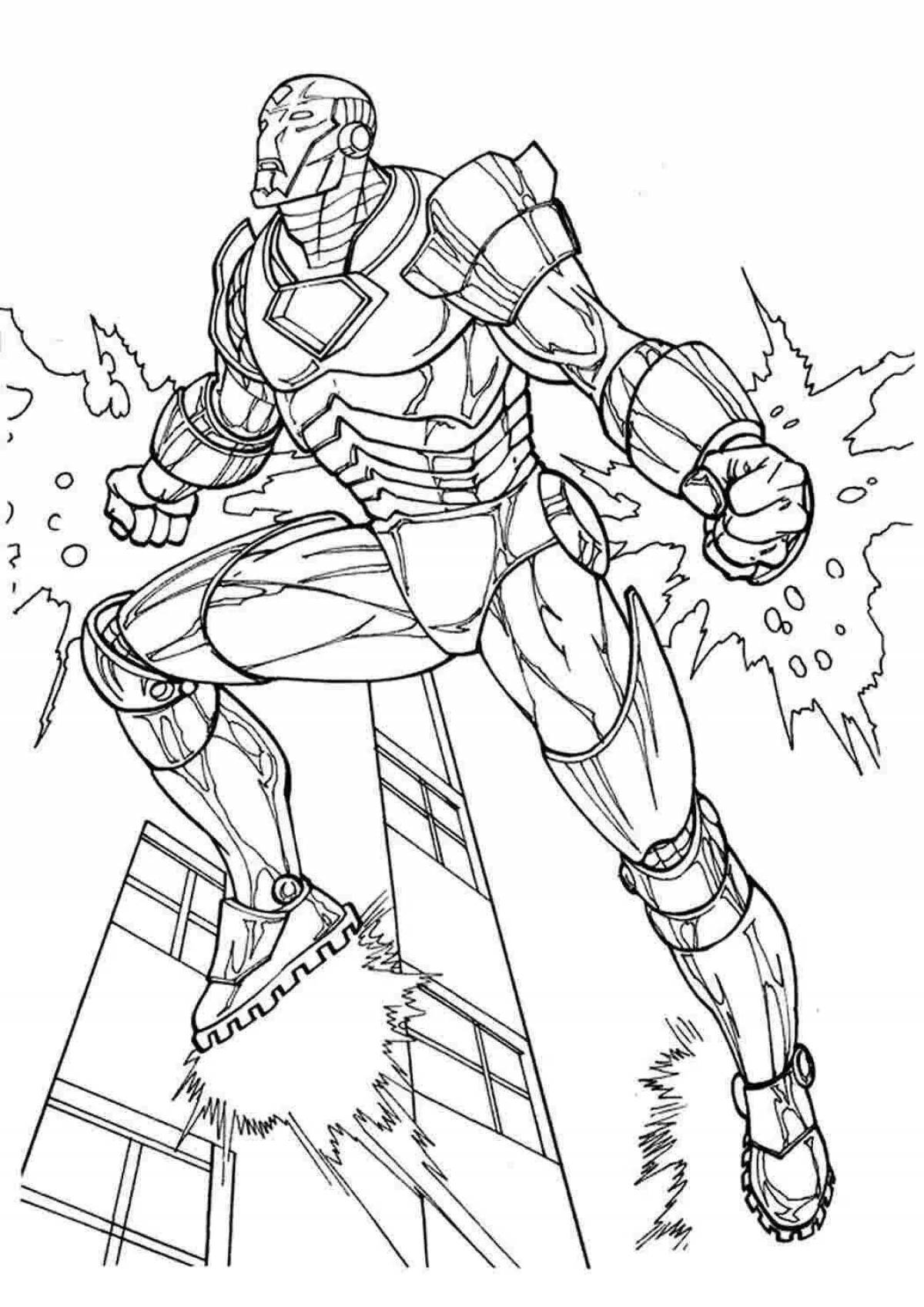 Colorful joyful coloring book for a 9 year old boy