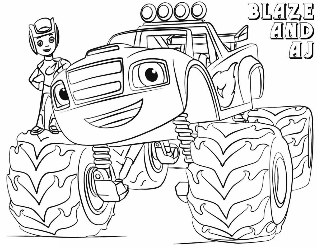 Charming flash coloring book