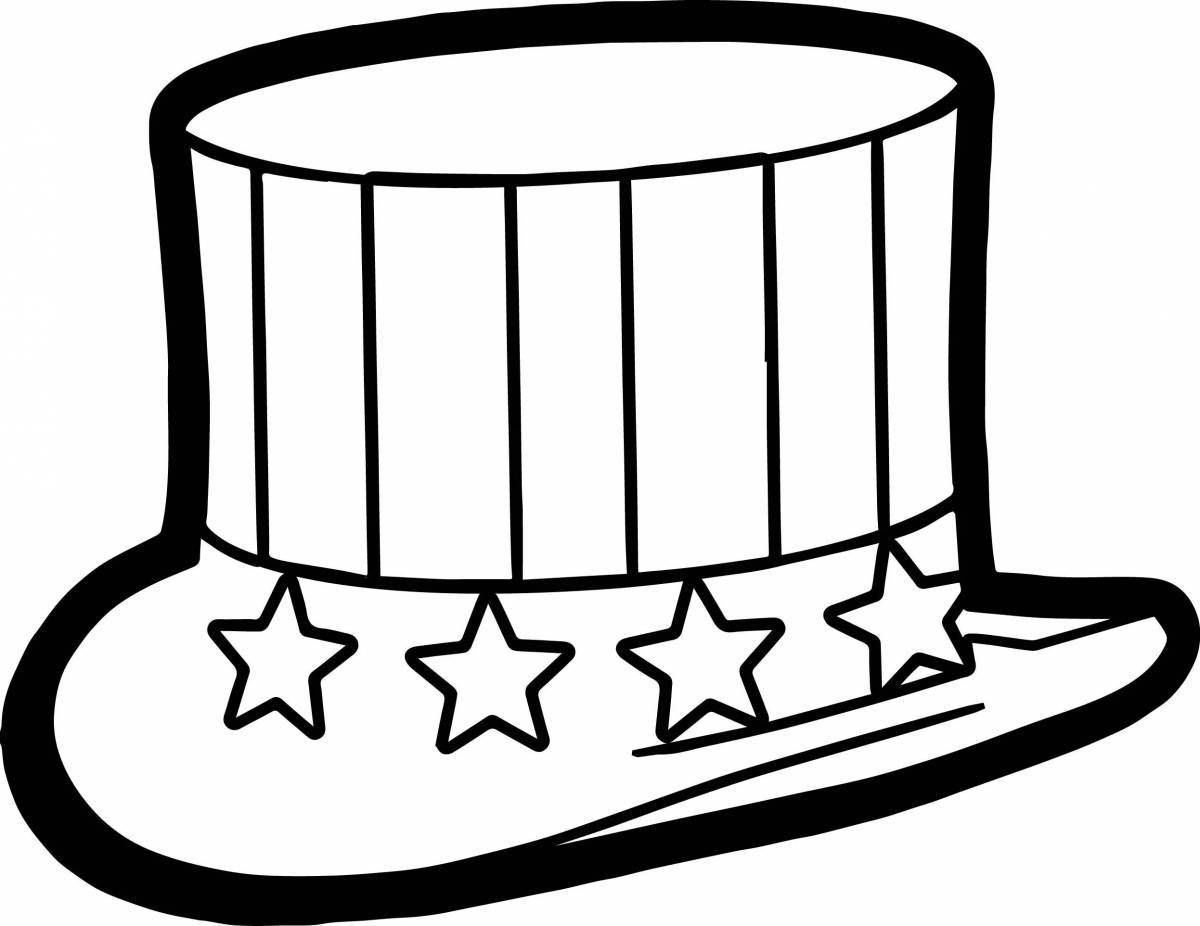 Photo Coloring fantasy cap