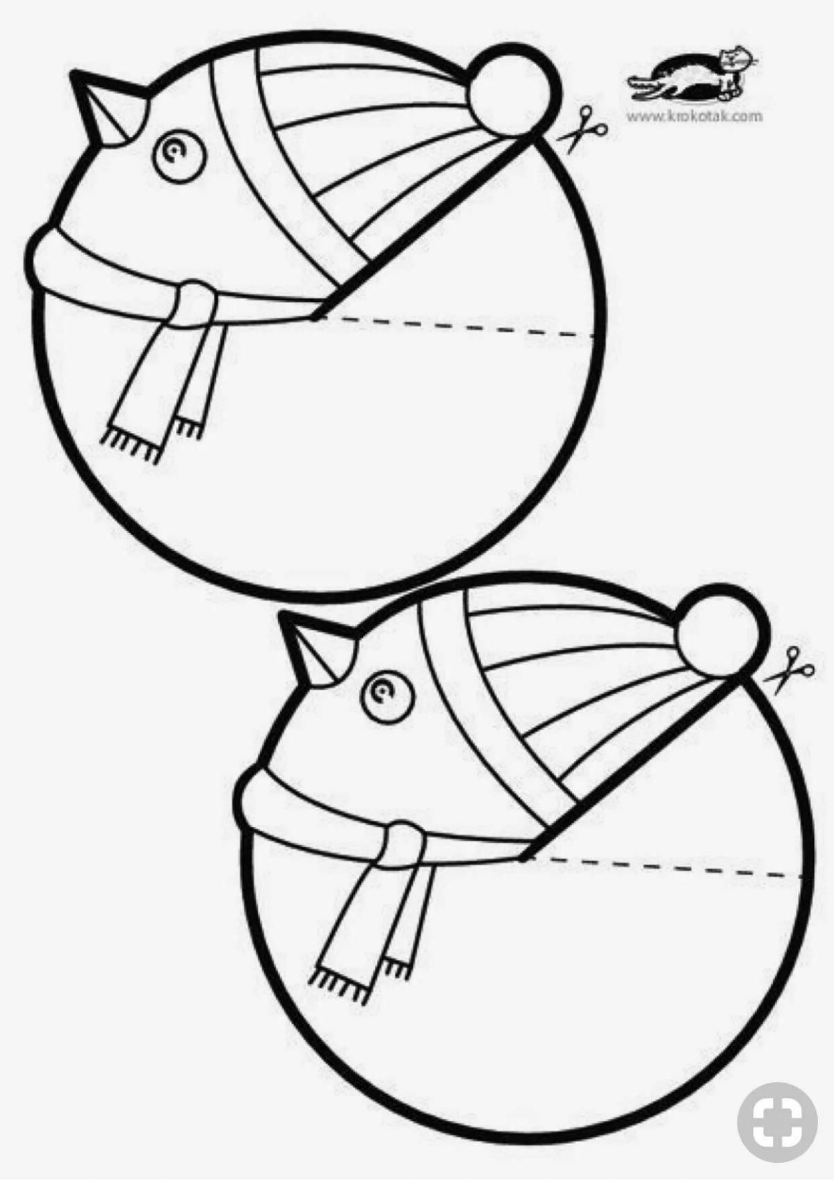 Coloring book smiling crocodile