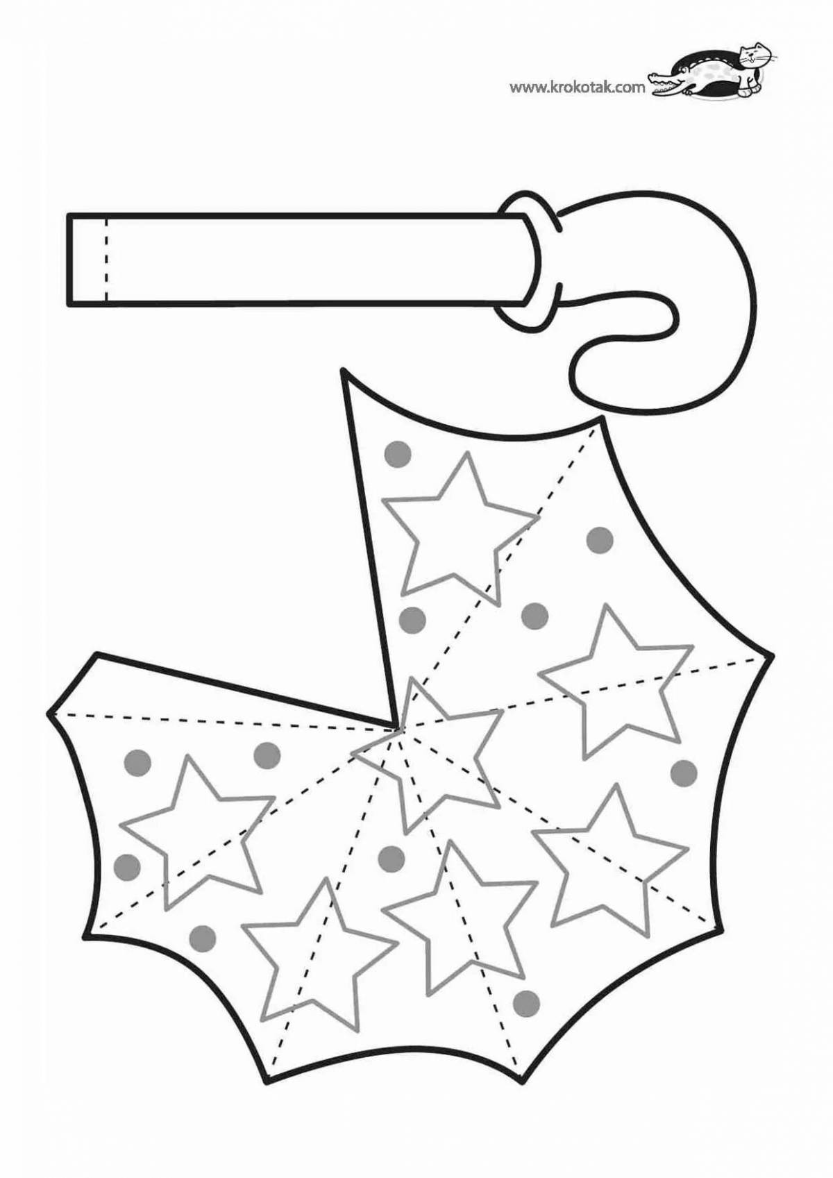 Spooky crocodile coloring page