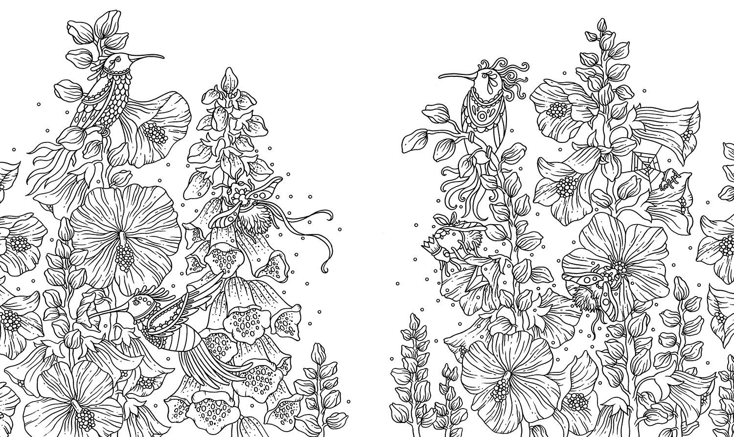 Grand botanicum coloring book