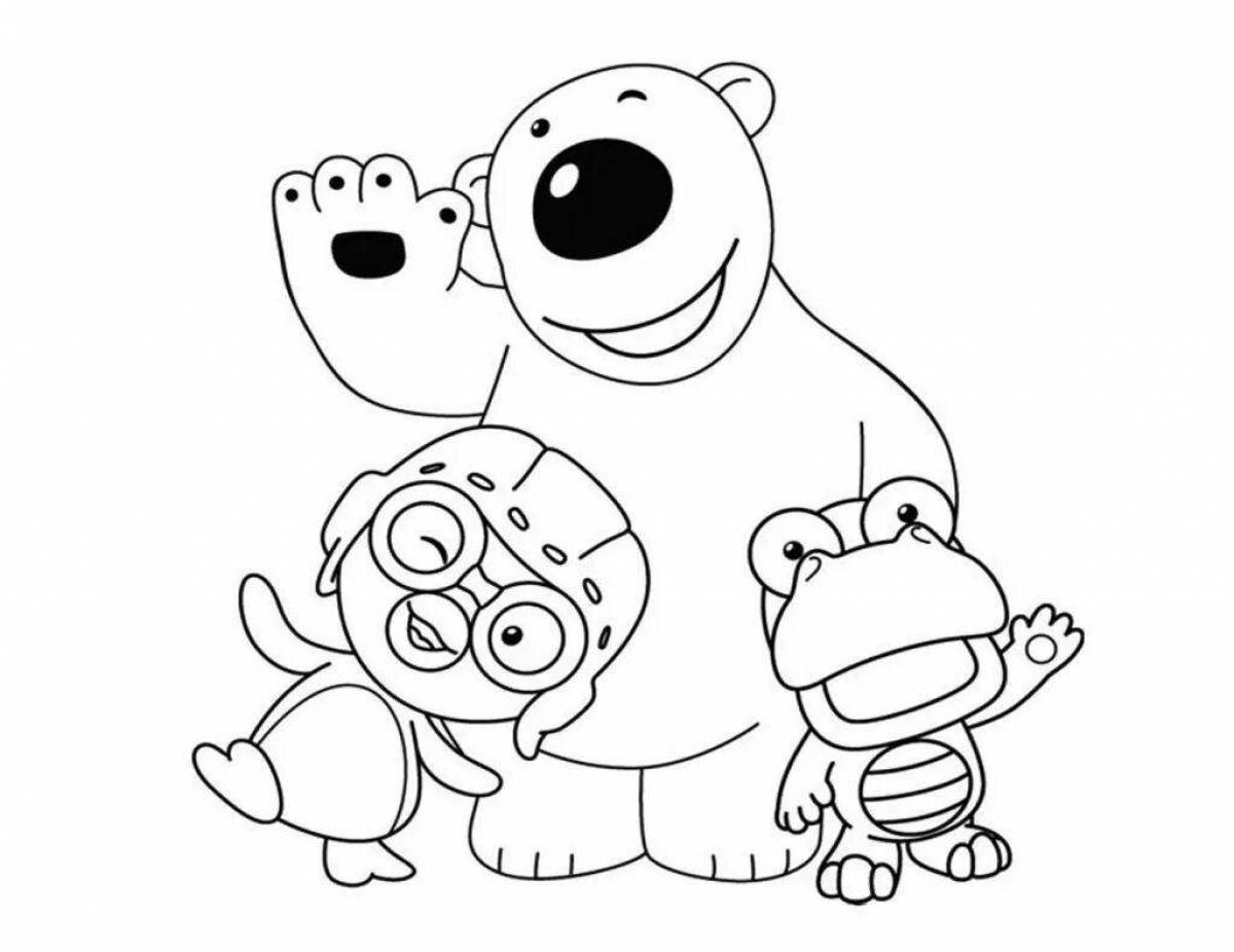 Jolly eddie coloring page