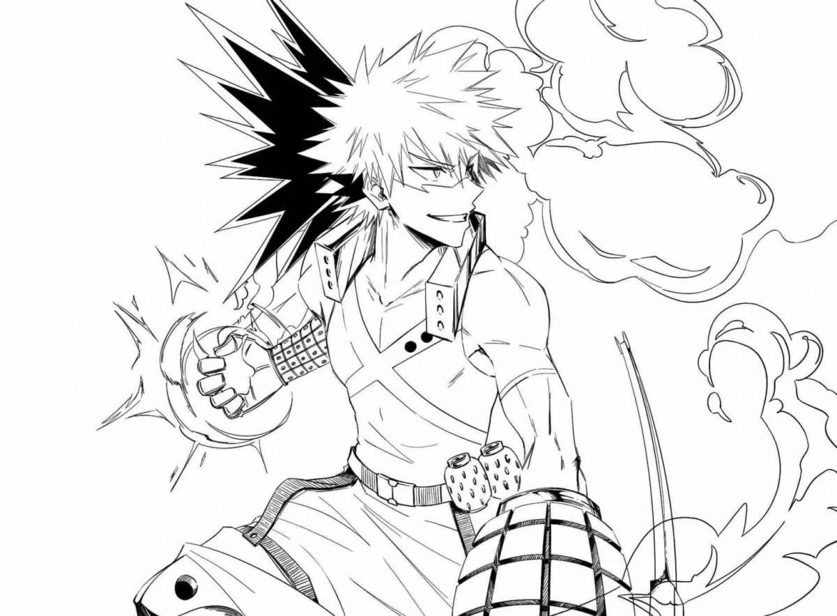 Glorious dabi coloring page