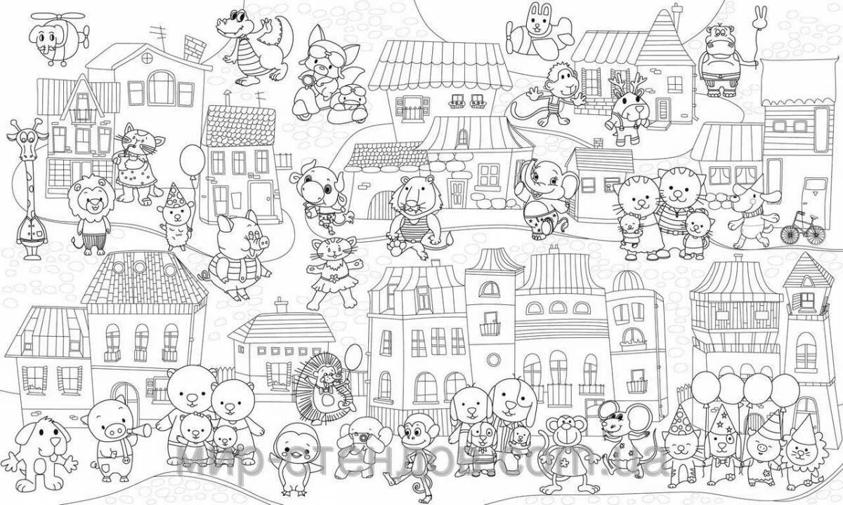 Fancy coloring wallpapers