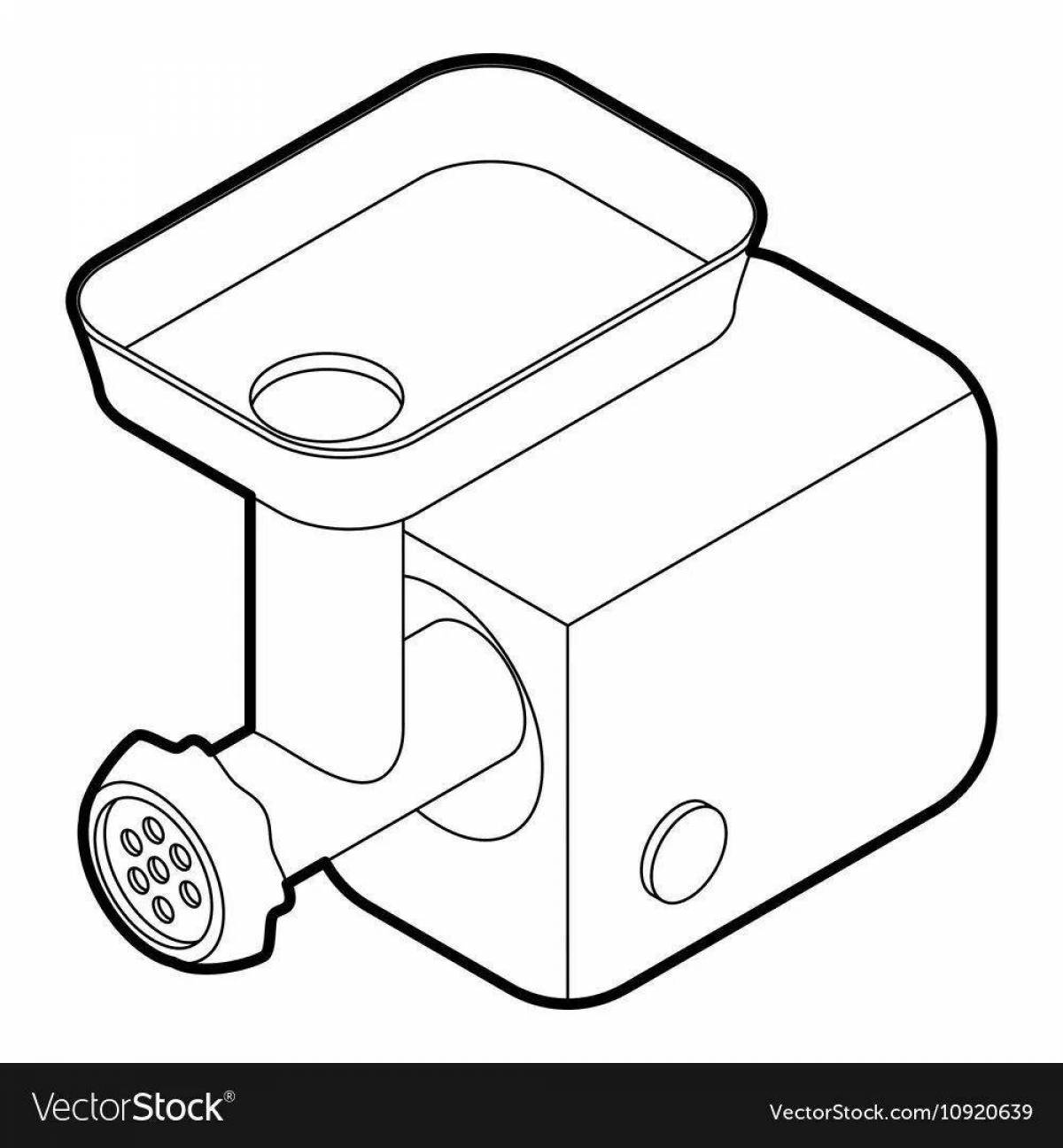 Как рисовать мясорубку