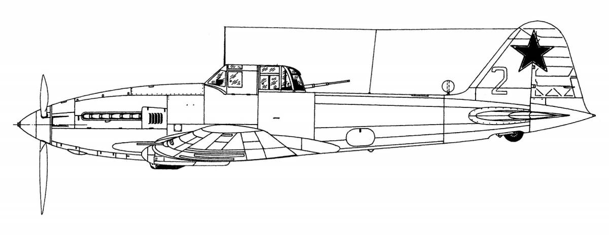 Ил 2 рисунок карандашом