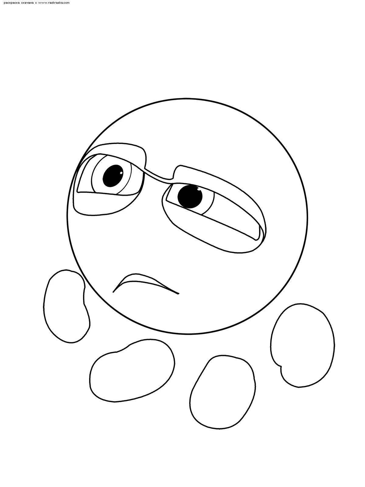 Colouring funny cubert