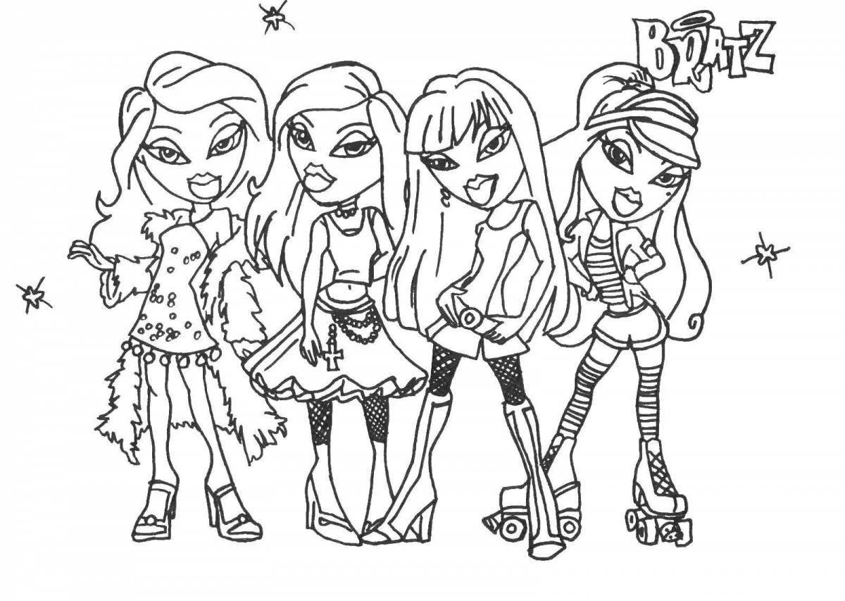 Coloring page brave fashionistas