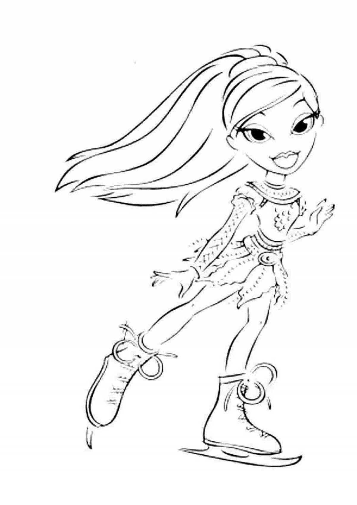 Fancy fashionista coloring book