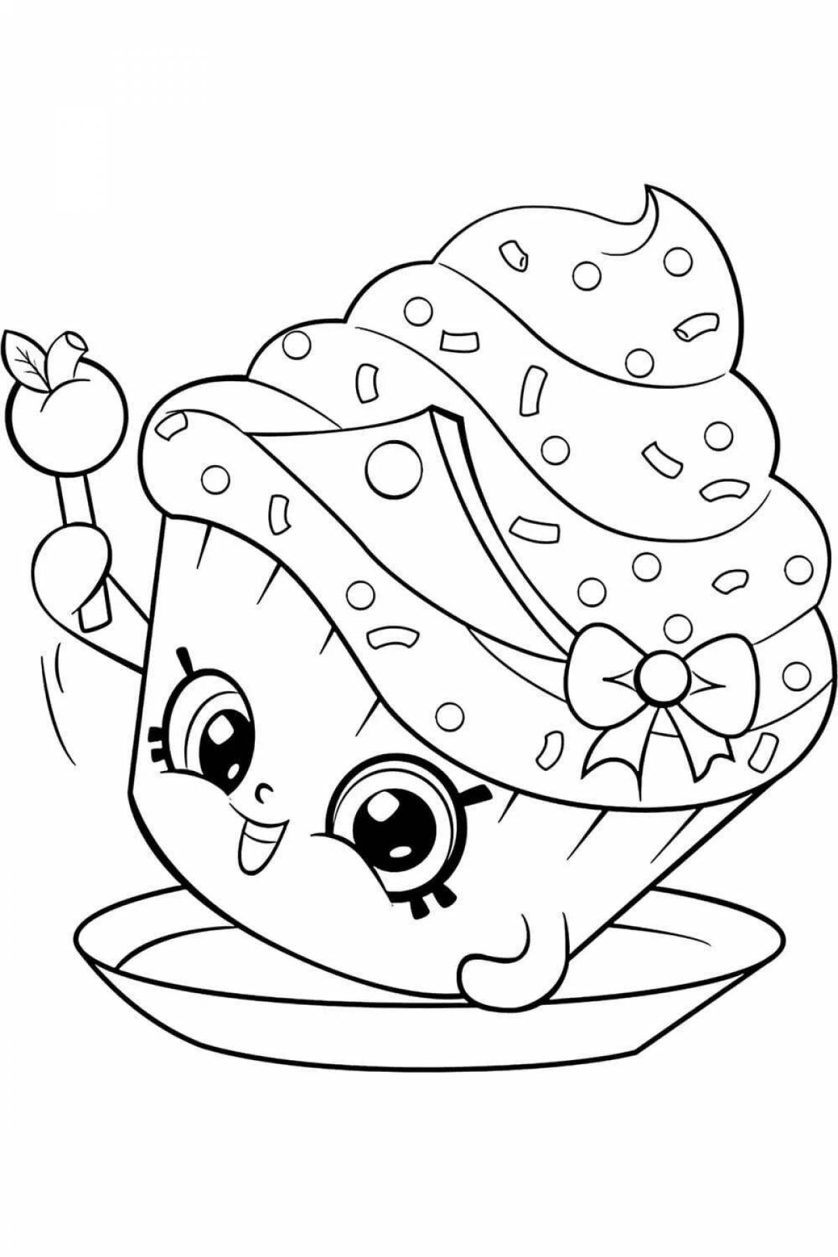 Amazing shopinks coloring page