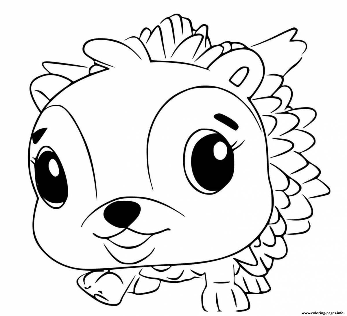 Sweet hechimola coloring page