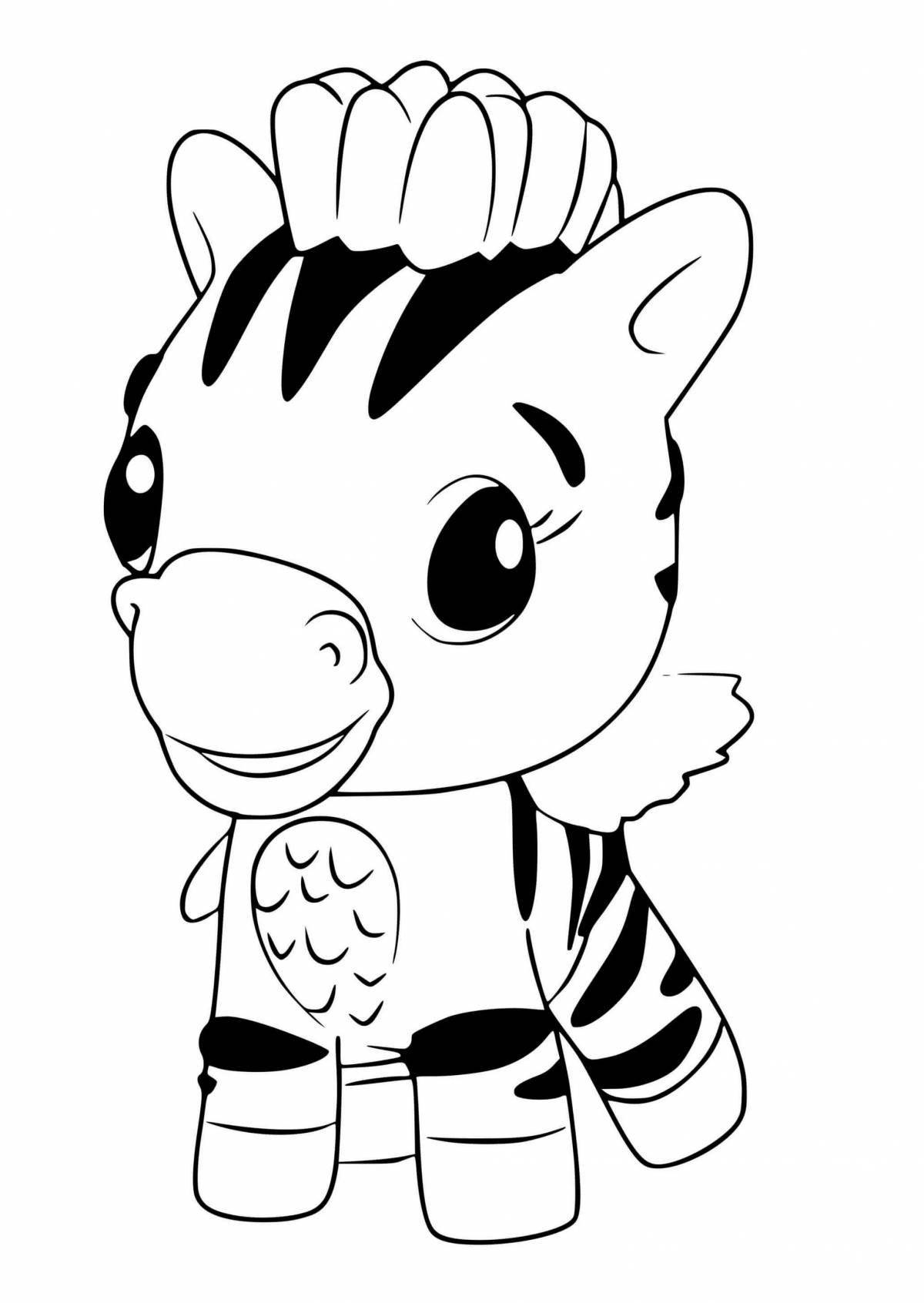 Coloring page adorable hechimolas