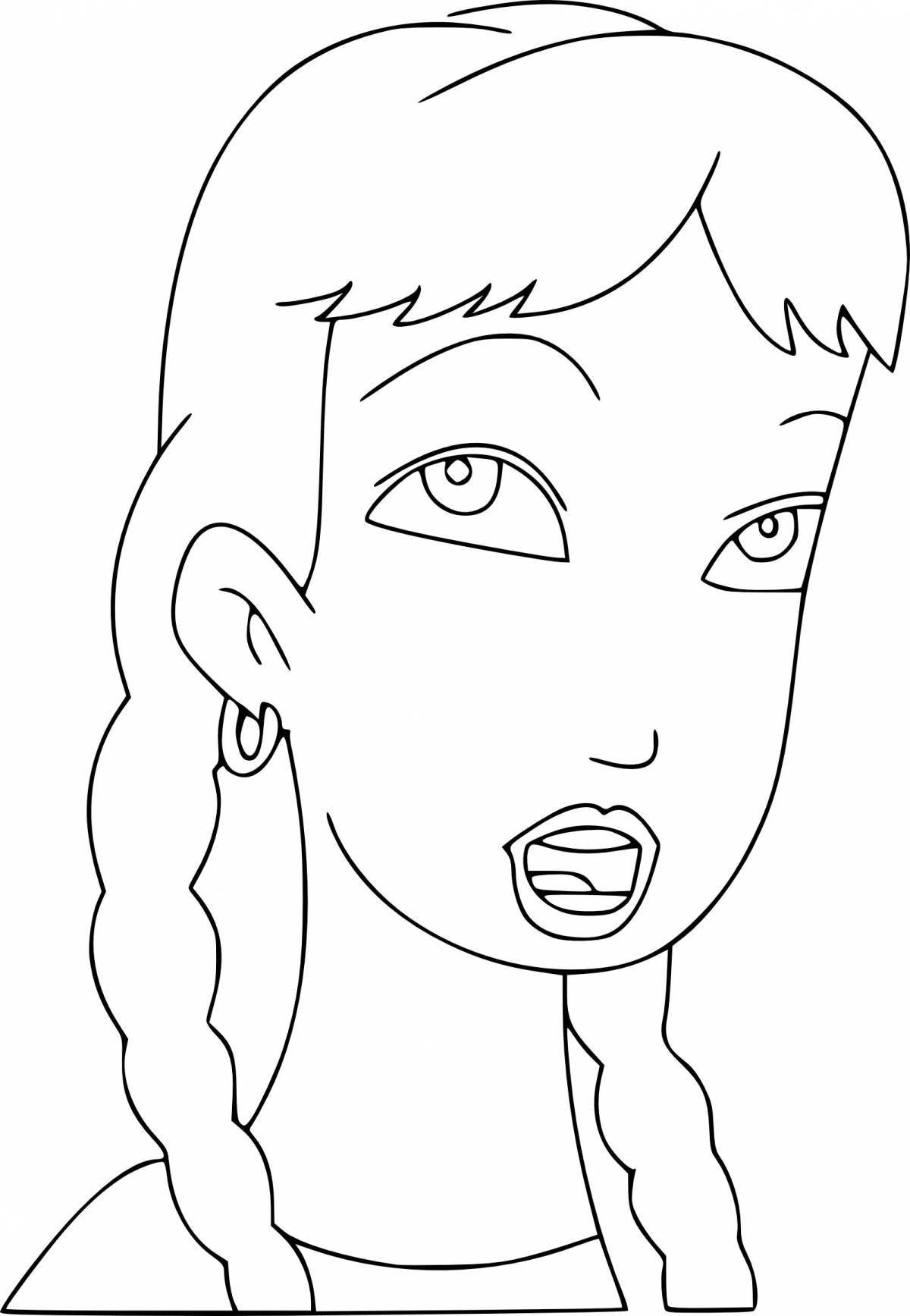 Dazzling Jumanji coloring page