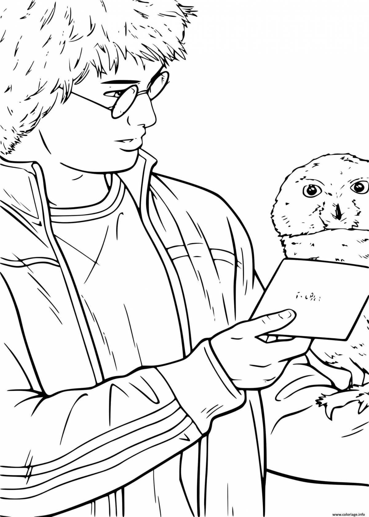 Coloring page dazzling potter