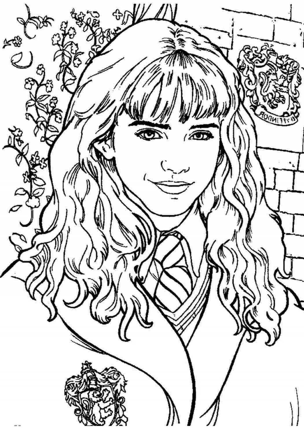 Violent potter coloring book