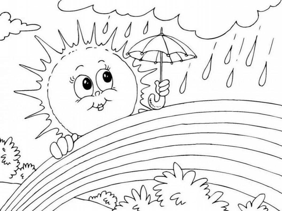 Illustration of coloring page 