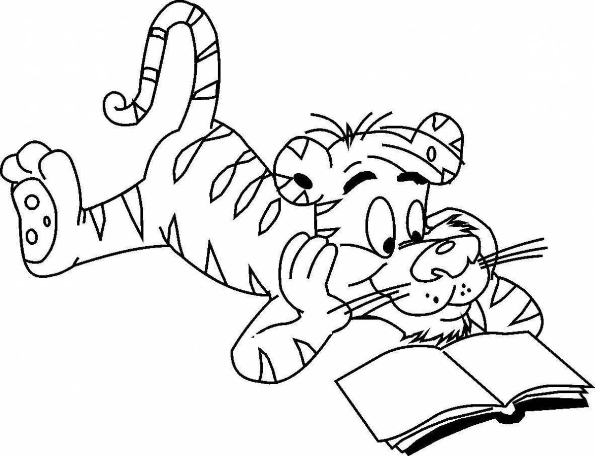 Color-frenzy coloring page illustration