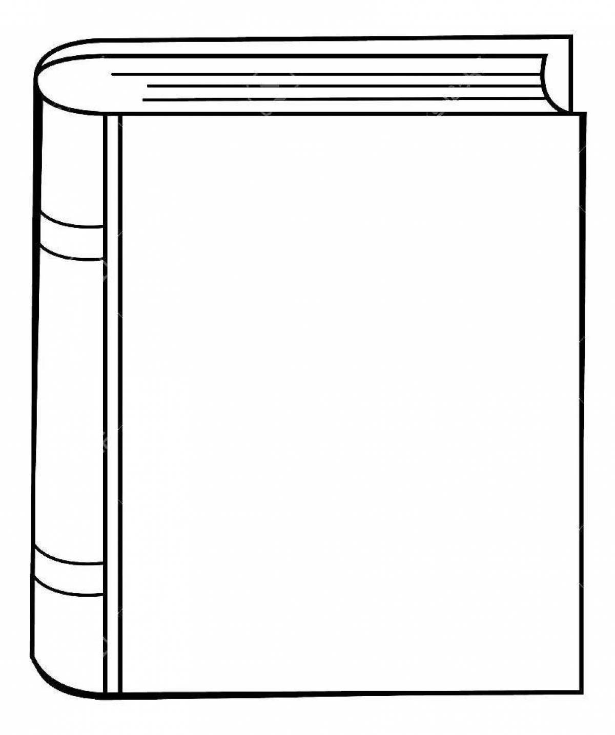 Inviting coloring blank page