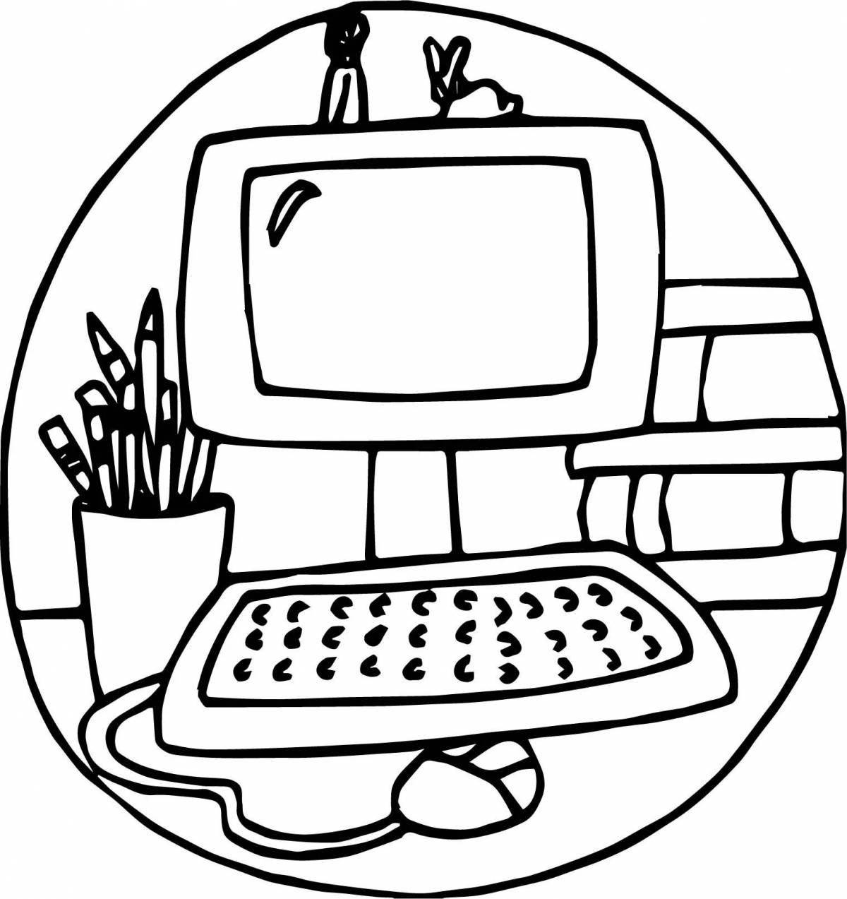 Fun coloring book for computer science
