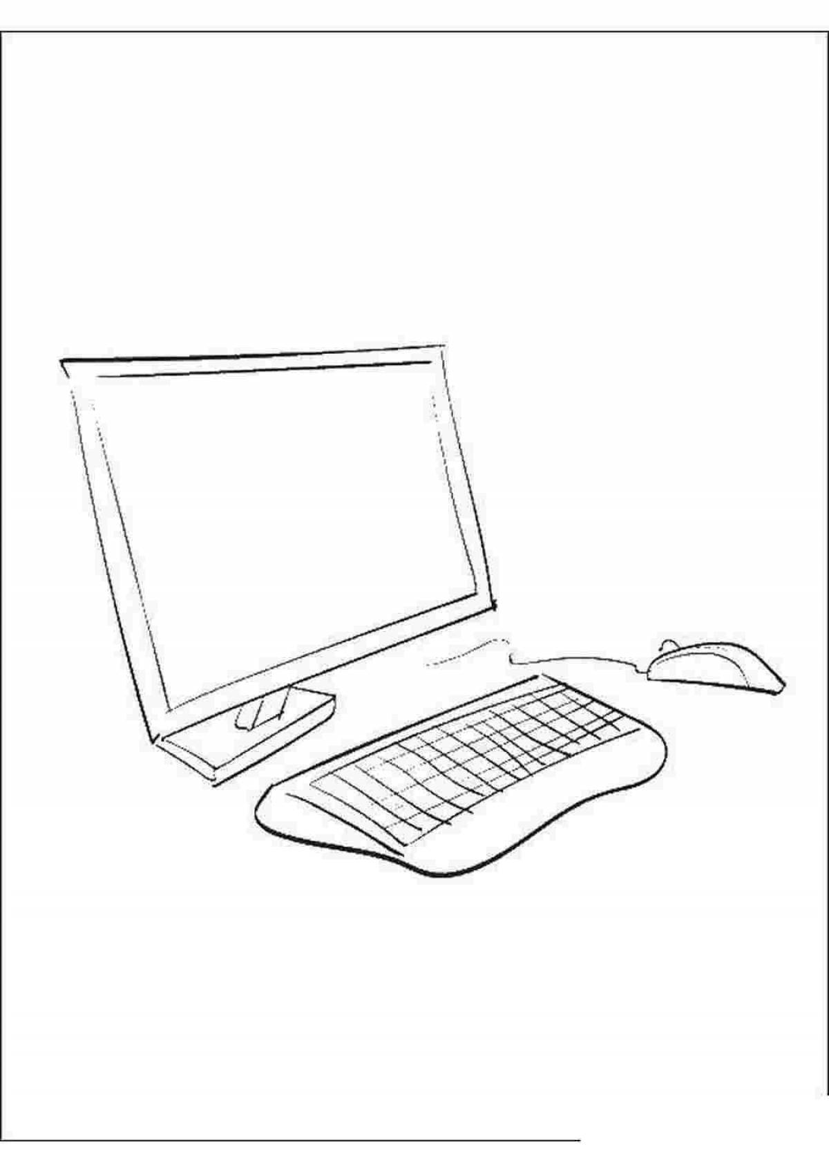 Colour-obsessed computer science coloring book