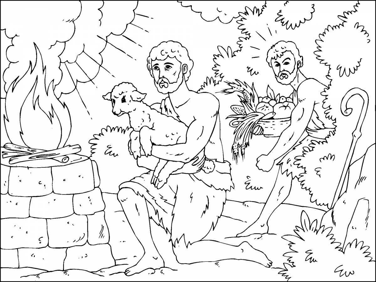Playful hell coloring page