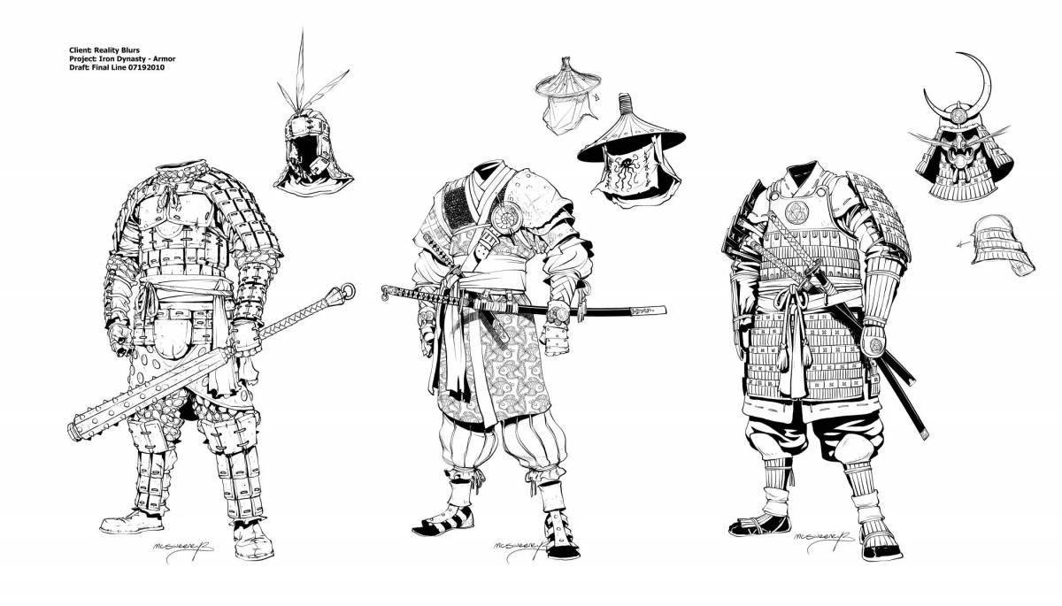 Colouring jolly shogun