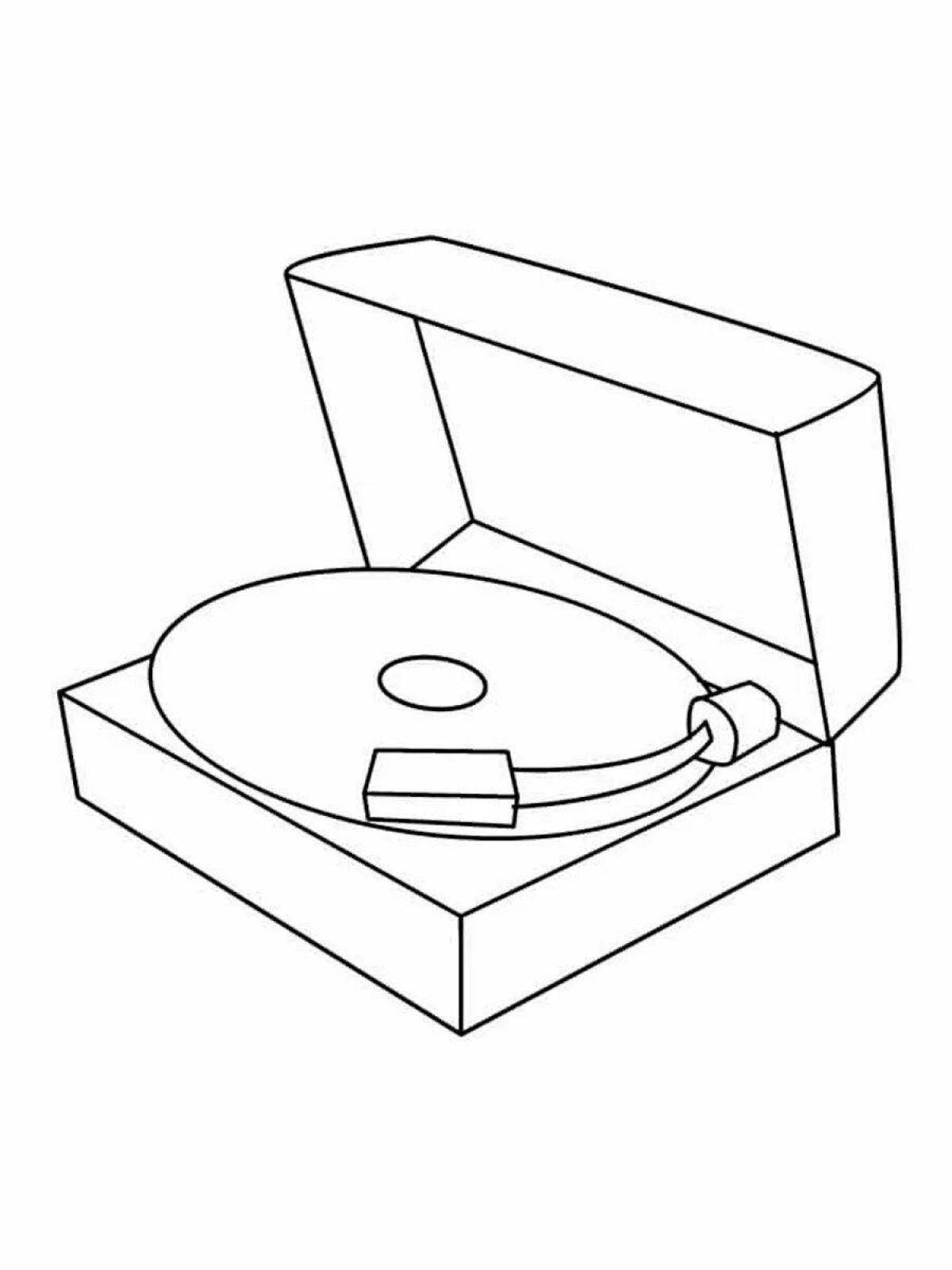 Gorgeous plate coloring page